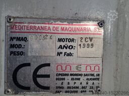 M&M Mediterranea de Maquinaria M&M WRC 98 1150-1600 pizza box machine,