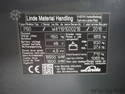 LINDE P 80 * NEW battery !!