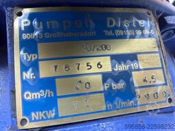Pumpen Distel 50/200 Pompa odśrodkowa 40 Pumpen Distel 50/200 Pompa odśrodkowa 40
