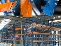 TOTAL-REGAL 6 x 13,7 m lang, 5 m hoch 30 Rahmen, 144 Traversen (3300)