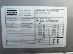 KNAPEN K100 SCHUBBODEN, 6MM BODEN, NACHLAUFLENKACHSE,  FUNK, SOFORT VERFüGBAR