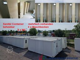  Sanitär Toiletten Container NEU 6 Toiletten