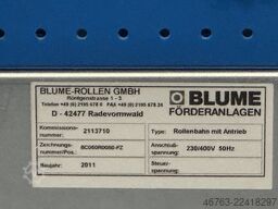 Blum angetriebene Rollenföderbahn