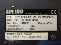 Georgii Kobold KSV 6/20 E1-M3-K4/Z1/P2/G1 AC Servoregler MidiDrive