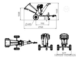 SCHORR Holzhäcksler RR150THX 150mm