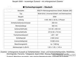 Knuth Universal Schleif- u. Drehmaschine Multi Grind 102781