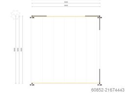 5x5m Lagerbühne , Belastung : 500kg/qm Unterkante: 3m ,ca. 25qm , Systembühne