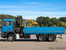 MAN TGA 26.390 * PRITSCHE 5,50 m * 6x4 * KRAN/ FUNK!