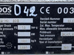 Loos UH-D 800/13Bar{800kg/h}.  D42/96845/018,5 Loos UH-D 800