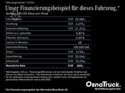 MERCEDES-BENZ Sprinter 316 CDI Doka 4x4 Allrad Klima, AHK 3,5t