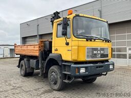 MAN F2000 19.343 FAK 2-Achs Allradkipper Kran