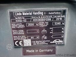 Linde H 35 D-02 EVO 3B Triplex Kabine STVO