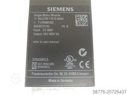 Siemens 6SL3120-1TE15-0AA4 Single Motor Modul SN T-EN6081032 A5E03721153 FS: B