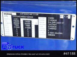 SCANIA S 500, SZM ,2 Kreis Hydraulik, Alu, Leder,  Retarder