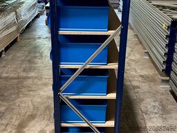 Kommissionierwagen Regalwagen Rollwagen inkl. 36 x Sichtlagerkiste