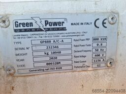 Generator GP880 Genset Argus 800kVA