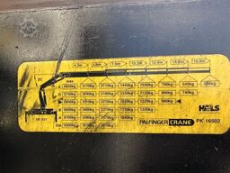 Glas Kran Mulde / Palfinger PK 16502 / Funk