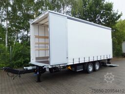 Möslein TPS 11 DL 7,30  neuer Planenanhänger, Ladebordwand + Durchladbar