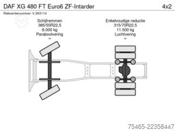DAF XG 480 FT Euro6 ZF-Intarder