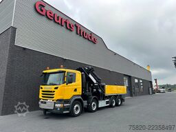 Scania G450 8X4 BAKWAGEN + PALFINGER PK 110002 = JIB P...