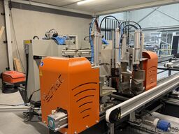 Vierkops hoeklasmachine voor kunststof p WM 750