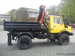 Mercedes-Benz UNIMOG 1300L mit großem Kran + Funkfernsteuerung
