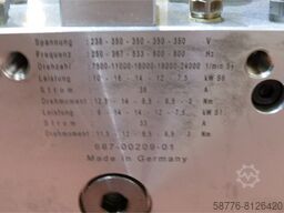 GMN HSP 150s-24000 Schnellfrequenzspindel mit Öl-Luft-Schmierung