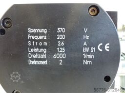 GMN TSE 100 cg - 6000 / 125 Hochgeschwindigkeitsspindel SN:R358399 !