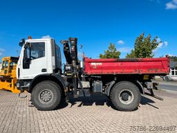 IVECO EuroCargo ML 150E25/ 4x4/ Hiab+FB+5/6/ AC/ Winde