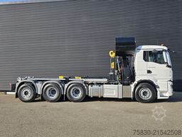 MAN TGS 35.470 8x4 / HMF 2243 Z KRAAN + HAAKARM