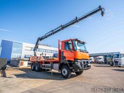 RENAULT K380 DXI -6x4+HIAB 21 T/m+4 EXT