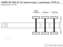 DAMM SE-54M 40 Ton laadvermogen, Laadrampen, ROR assen