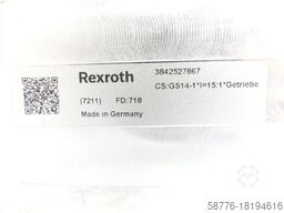 Rexroth 3SIEK63-4C2/339 MNR 3842547992 Getriebe SN: 720B17343032
