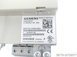 Siemens 6SN1123-1AA00-0DA2 LT-Modul SN:T-W32047192 - generalüberholt mit 3 Monaten Gewährleistung-