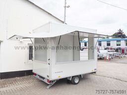  Verkaufsanhänger SellerH-L 1300kg 300x200x230cm 2x Verkaufsklappe Planendreieck Hochlader