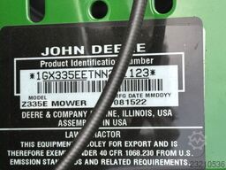 John Deere Z335E Nullwendekreismäher