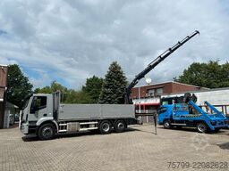 IVECO Pritsche + HIAB HIDUO 228 Kran