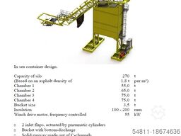 Lintec 270 To. asphalt ready mix silo