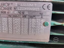 Leroy Somer LS132MT 7,5kw  1445,-/min