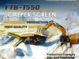 FABO Tracked Screen Mobile Screening Plant FTB-1550