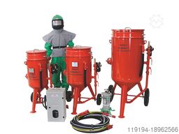 Mammut 60 liter Druck-Sandstrahlgerät mit Quick-STOP