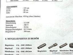 Betonstahlbiegemaschine GMS B 50 / Biegemaschine