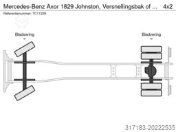 Mercedes-Benz Axor 1829 Johnston, Versnellingsbak of tussenba...