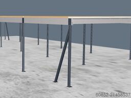 10x25m Lagerbühne , Belastung : 500kg/qm Unterkante: 3,0m , ca. 250qm Systembühne