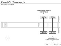 Krone SEK / Steering axle