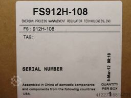 Fisher 912H-108 FS912H-108