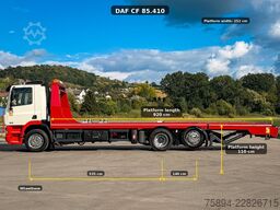 DAF CF 85.410 * Abschleppwagen 9,20 m * 6x2!