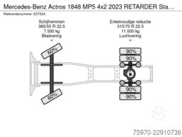 Mercedes-Benz Actros 1848 MP5 4x2 2023 RETARDER StandAirco Mi...