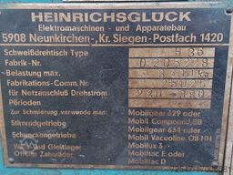 Heinrichsglueck Welding Positioner H-36