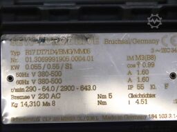 SEW-Eurodrive R17 DT71D4/BMG/MM05